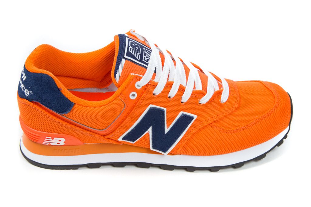 new balance 574 orange